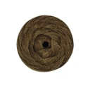 Soft velvet flat tubular yarn for crochet bags