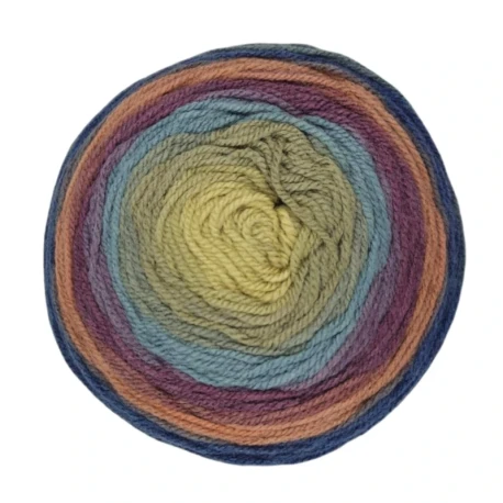 Lana Revelation DMC ball of variegated coloured yarn, 150g,