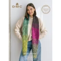 DMC Révélation leaflet: 3 scarf knitting patterns