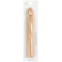Jumbo natural wood crochet hook 25 mm (1 inch)
