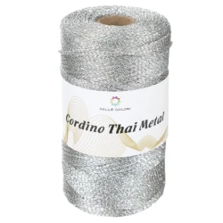 Thai Metal Lurex cord 3 mm 200g spool for evening bags 2