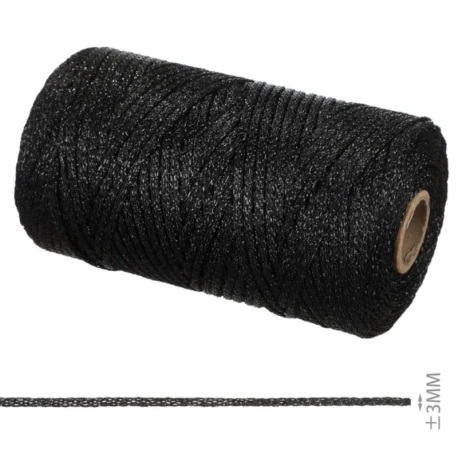 Cordino Thai Metal Lurex 3 mm rocca 200 g per borse