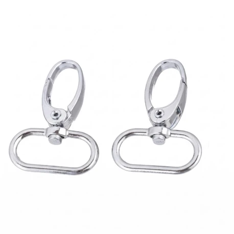 Moschettoni girevoli per borse 25-30 mm set 2 pezzi