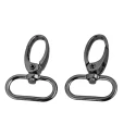 2 pcs swivel snap hooks for bags, fits 25–30 mm straps
