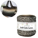 Soft Cake Lurex gradient bag cord 250g shimmering yarn