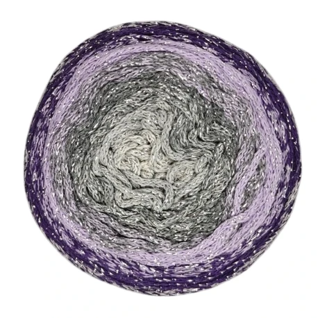 Soft Cake Lurex gradient bag cord 250g shimmering yarn