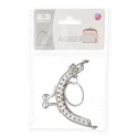 Chiusura clic-clac 6,5 cm con anello portachiavi