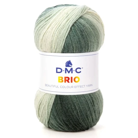 DMC Brio multicolour self-striping wool blend yarn 100g