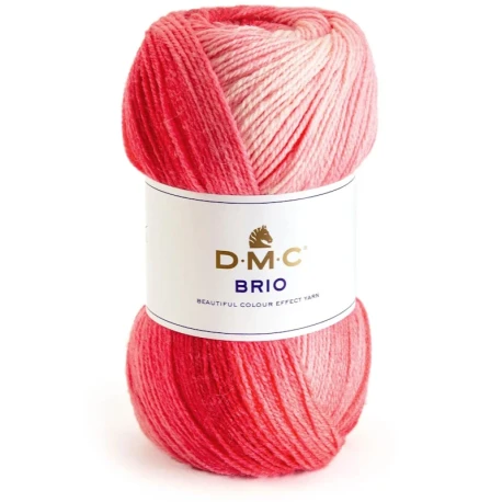 DMC Brio multicolour self-striping wool blend yarn 100g