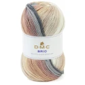 Filato DMC Brio misto lana multicolore effetto rigato 100g