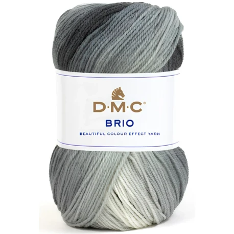 DMC Brio multicolour self-striping wool blend yarn 100g