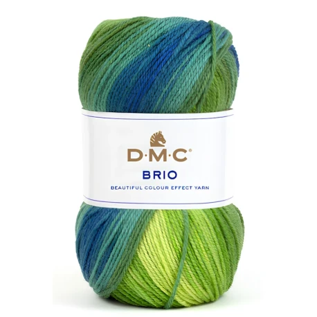 DMC Brio multicolour self-striping wool blend yarn 100g