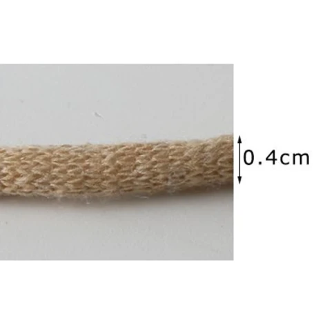 Filato tubolare 4mm Marshmallow Small lilla in poliestere