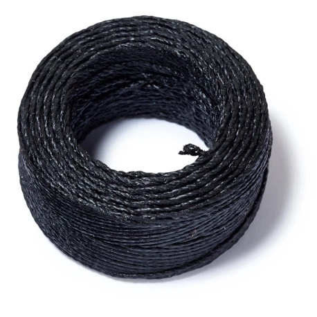 Black Waxed thread, sewing thread for topstitching - Prym