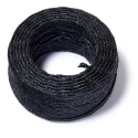 Black Waxed thread, sewing thread for topstitching - Prym