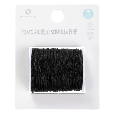 Scintilla Fine 0,7 mm filato metallizzato per bijoux