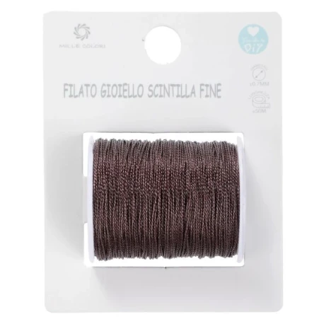 Scintilla Fine metallic jewelry yarn 0.7 mm 50m spool