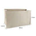 Organizer interno in feltro grande 30x12x17 cm con zip