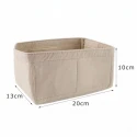 Organizer interno in feltro per borsa piccola 20x13x10 cm
