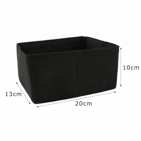 Organizer interno in feltro per borsa piccola 20x13x10 cm