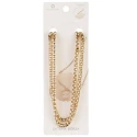 Round mesh bag chain strap 120 cm with spring clasps