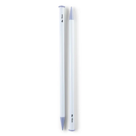 Single-pointed knitting needles, plastic, 40cm, 15.00mm  - 218234 Prym