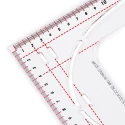 REGOLO SQUADRA per SARTI, Squadra da sarto o quintometro aiuta nel tracciare e marcare - 611499 Prym