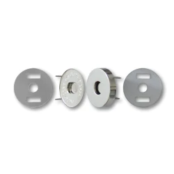 Chiusura magnetica Argento diametro 20mm - FF441 Benox