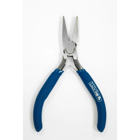 Pinza a punte piatte con impugnatura antiscivolo 13cm per bigiotteria - K398 Benox