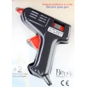 Electric hot glue gun 7.5mm sticks with stand and glue