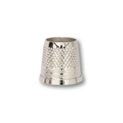 Nickel-plated brass open thimble 19mm for sewing
