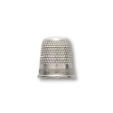 Ditale 17mm in ottone nichelato - Ercole Fumagalli
