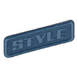 Heat-activated and self-adhesive application Style Large lettering JEANS