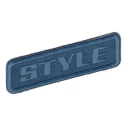 Heat-activated and self-adhesive application Style Large lettering JEANS