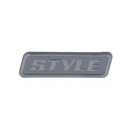 Heat-activated and self-adhesive application Style Small lettering GREY - 9978D Marbet