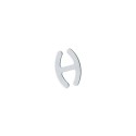Bra strap clip transparent, plastic clasp to centre the bra straps on the back