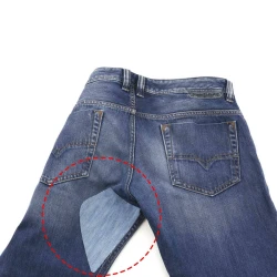 Heat-activated JEANS reinforcements for trousers 2