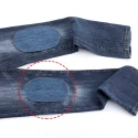 MINI iron-on jeans patches proportionate to children's height - Marbet