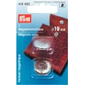 Magnetic snap 19mm silver-coloured - 416480 Prym