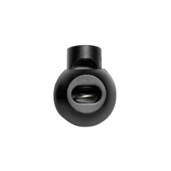 Cord lock round ball toggle stopper. Medium sizes