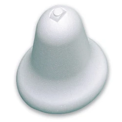 Styrofoam bell, height 13 cm