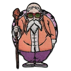 Dragon Ball Maestro Muten il genio delle tartarughe di mare applicazione patch ricamata e termoadesiva