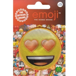 Heart Eyes Emoji embroidered iron-on patch 2
