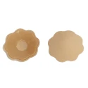 Self adhesive gel nipple cover