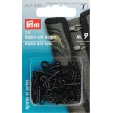Ganci ed Occhielli per Giubbe NERO No.9 - 261458 Prym