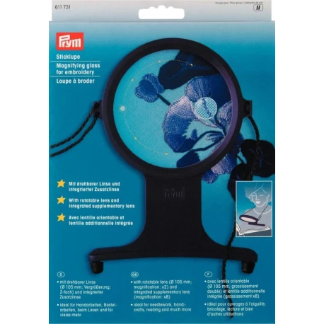 Magnifying glass for embroidery, sewing and reading - 611731 Prym