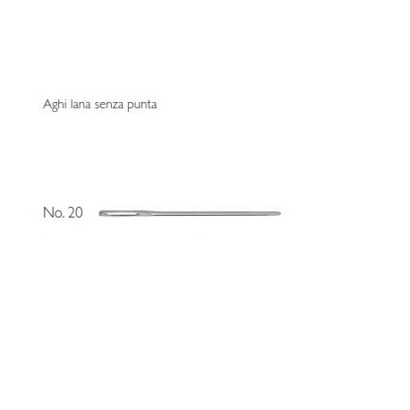 Blunt-tipped wool needles No. 20 - 125556 Prym