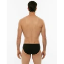 Classic Pure Cotton Men's Briefs 2 Pack (Bipack) Black - 05XL LVB