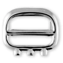 Vestn buckle, 25mm metal silver coloured