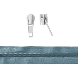Replacement slider for S7 plastic spiral zip fastener